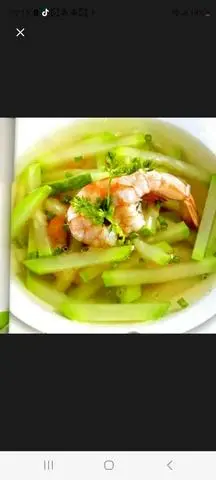 Hình ảnh Canh bầu tôm tươi