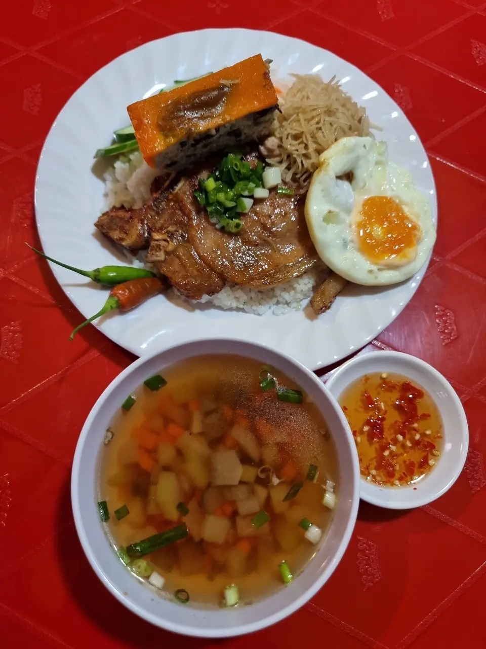 Hình ảnh sườn trứng lạp xưởng 