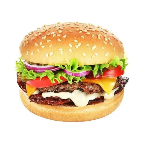 Hình ảnh HAMBUGER Bò Trứng Phô mai