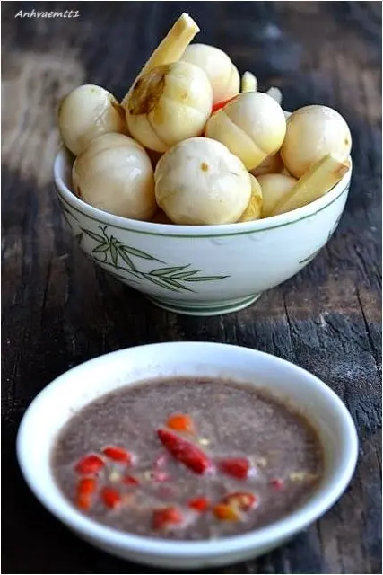 Hình ảnh Cà pháo mắm tôm