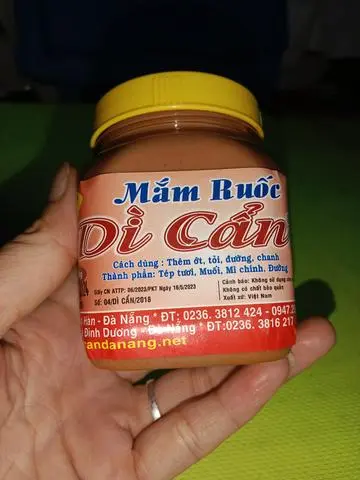 Hình ảnh mắm ruốc dì cần -200gr