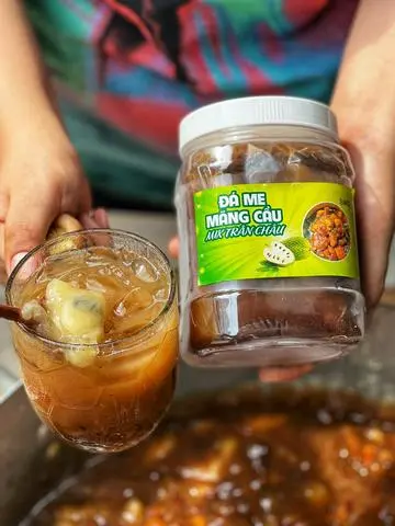 Hình ảnh Đá Me Mẵng Cầu Mix Trân Châu Giòn 1kg