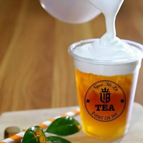 Hình ảnh Lục Trà Bọt Biển Kem Cheese 