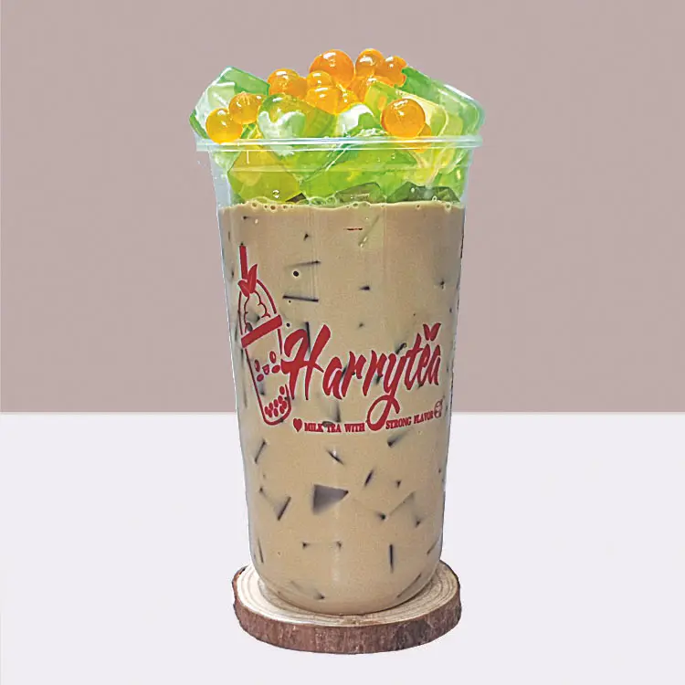 Hình ảnh Trà sữa phô mai thuỷ tinh