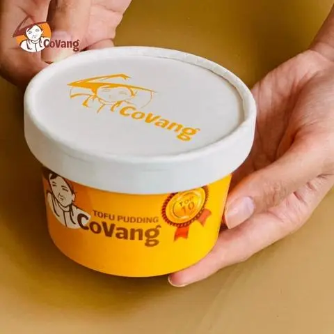 Hình ảnh tàu hũ tươi CoVang vị truyền thống 