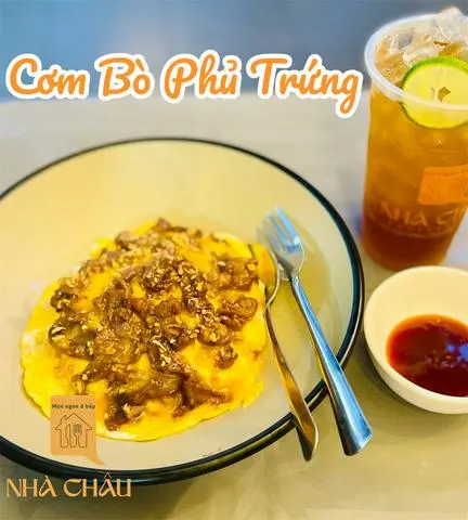 Hình ảnh CƠM BÒ PHỦ TRỨNG