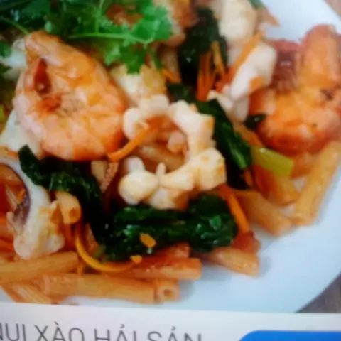 Hình ảnh Nui Xào Tôm 