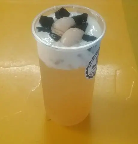 Hình ảnh Trà Vải Machiato Thạch Sương Sáo