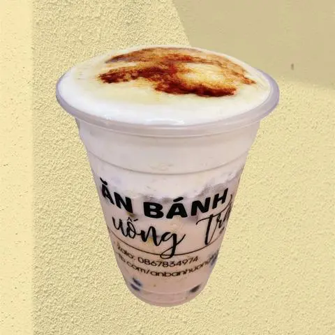 Hình ảnh Trà Sữa kem trứng cháy size 700ml