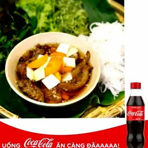 Hình ảnh Bún Chả Hà Nội- 1 Cocacola
