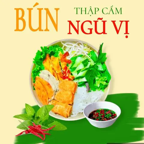 Hình ảnh Bún thập cẩm ngũ vị