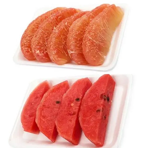 Hình ảnh Bưởi da xanh - dưa hấu - kèm muối tôm