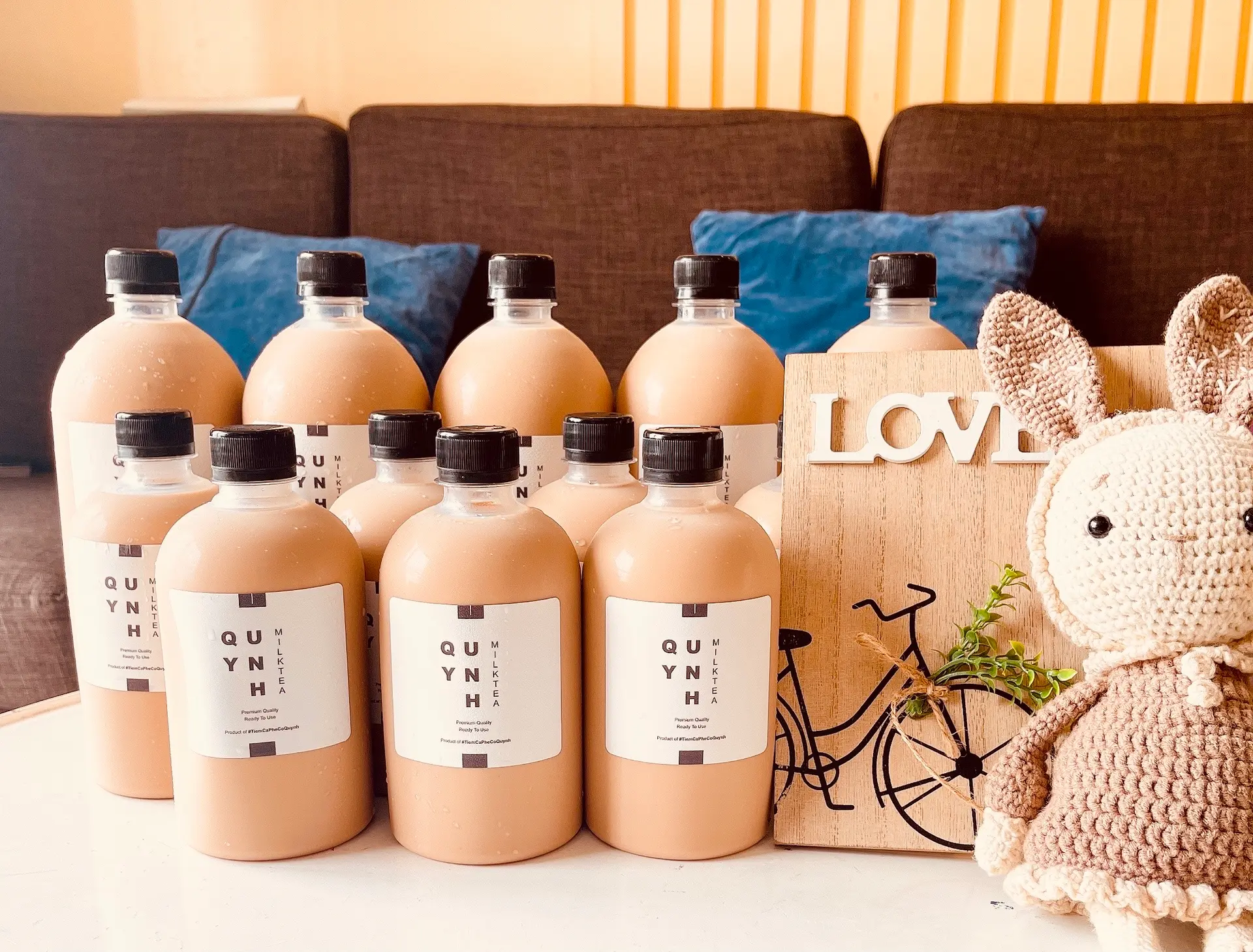 Hình ảnh Trà Sữa Handmade Quỳnh Vị Truyền Thống Đóng Chai 500ml
