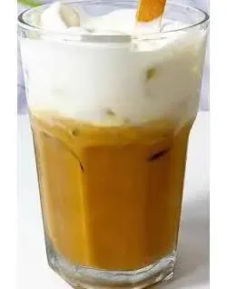 Hình ảnh nâu trắng ( cà phê phô mai )