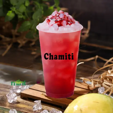 Hình ảnh Trà dâu tây thạch dừa 