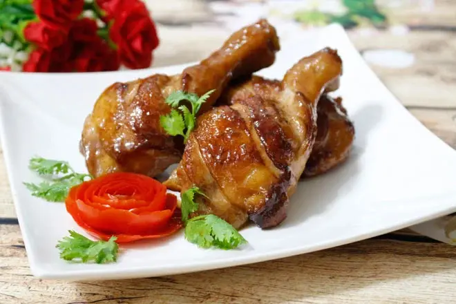 Hình ảnh Cơm gà rô ti