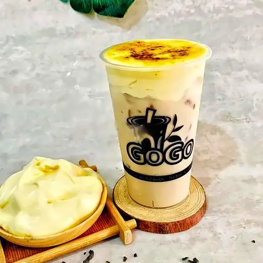 Hình ảnh Trà sữa kem trứng nướng L
