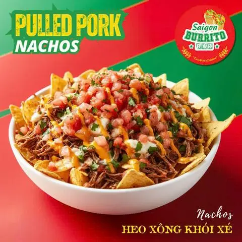 Hình ảnh Nachos Heo Xông Khói Xé | Smoked & Pulled Pork Nachos