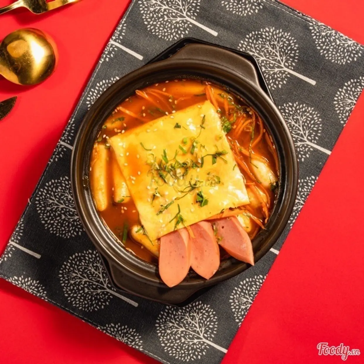 Hình ảnh Tokbokki lát phô mai