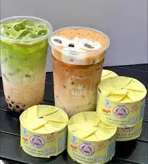 Hình ảnh Sữa Gấu Hạt Dẻ Cười Latte
