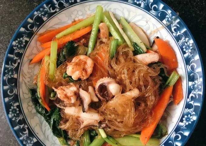 Hình ảnh Miến xào hải sản