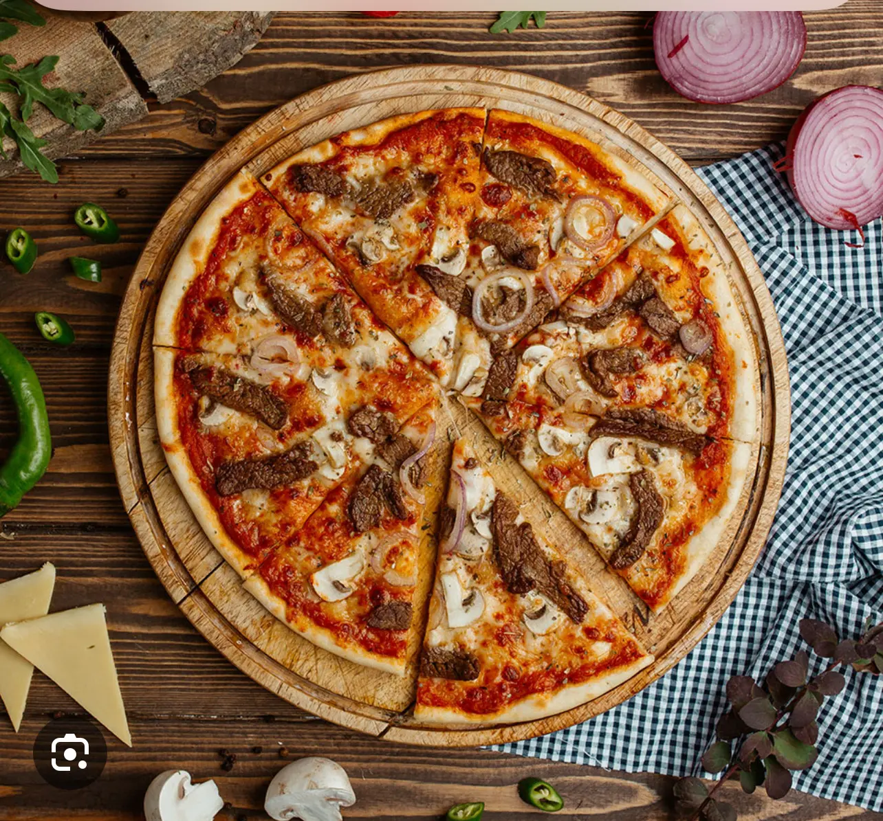 Hình ảnh Pizza Bò Vô Miệng