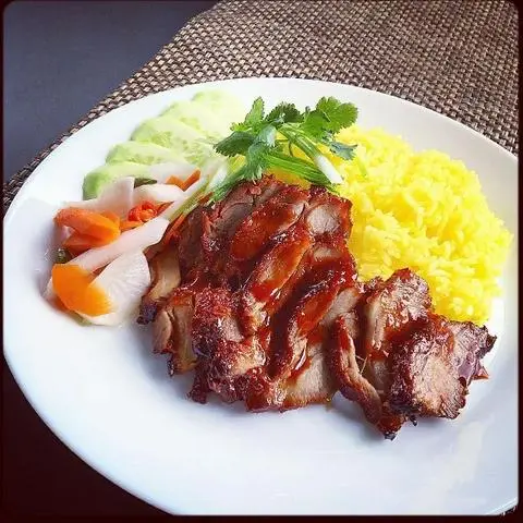 Hình ảnh cơm xá xíu