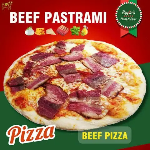 Hình ảnh Pizza Bò Xông Khói Hấp | Beef Pastrami Pizza