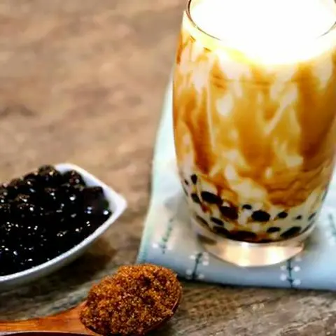 Hình ảnh Sữa tươi trân châu đường đen