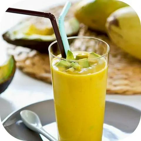 Hình ảnh sinh Tố bơ xoài 