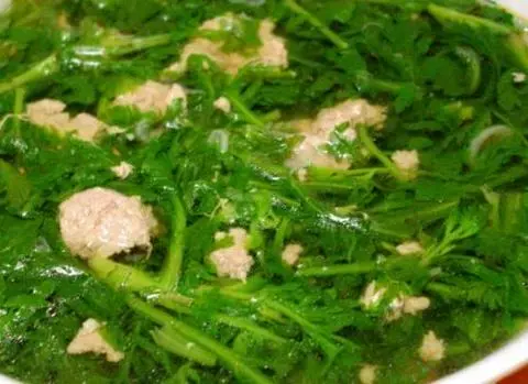 Hình ảnh Canh tần ô thịt bằm -Lớn