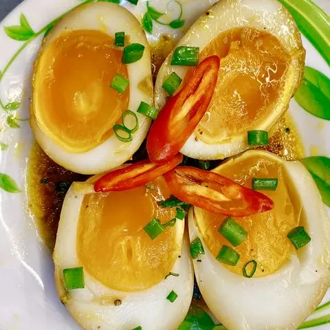 Hình ảnh Trứng kho lòng đào