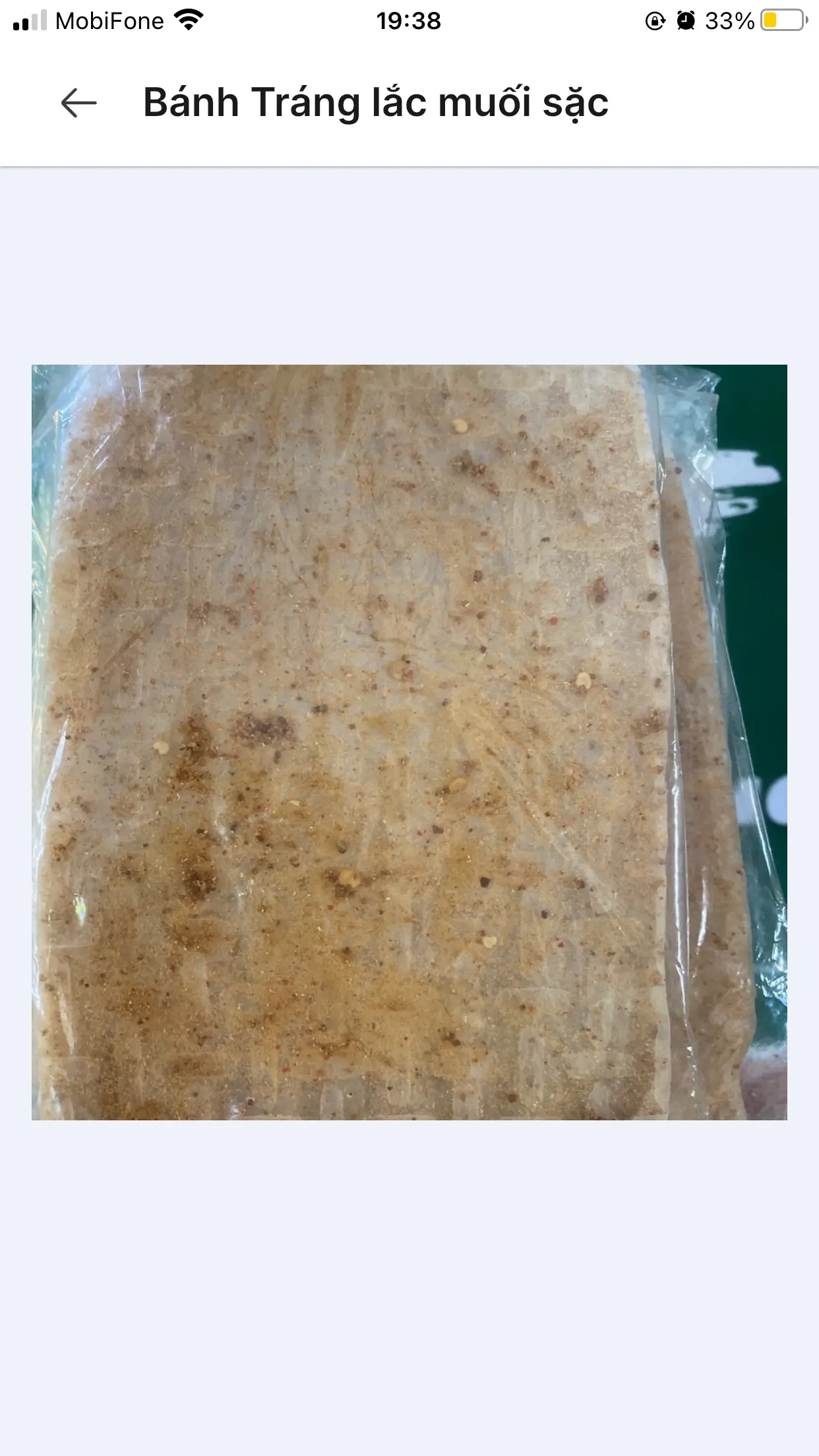 Hình ảnh bánh tráng lắc muối sặc