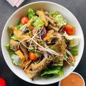Hình ảnh Salad da cá hồi