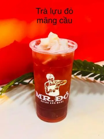 Hình ảnh Trà lựu đỏ mãng cầu