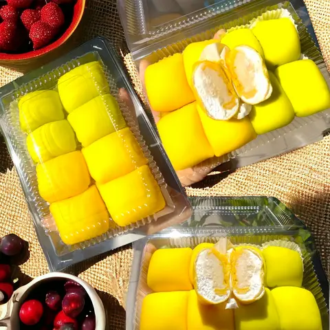Hình ảnh Combo 3 hộp crepe sầu riêng - 24 cái