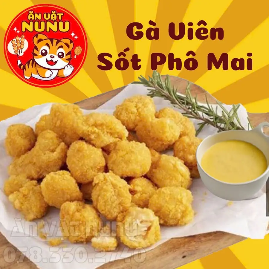 Hình ảnh Gà Viên Sốt Phô Mai (Sốt)