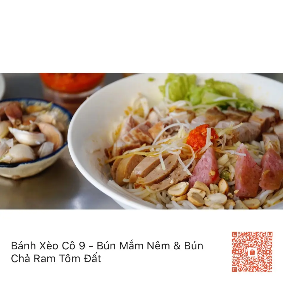 Hình ảnh Bún mắm nêm ( tai heo - thịt luộc -  chả bò)