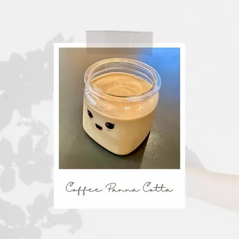 Hình ảnh 1 hủ Coffee Panna Cotta