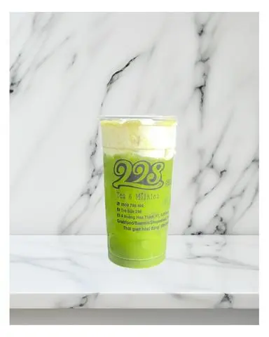 Hình ảnh Trà xanh macchiato