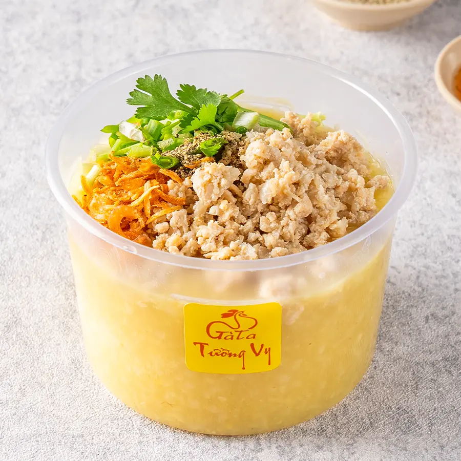 Hình ảnh Cháo Thịt Ức Gà Bằm