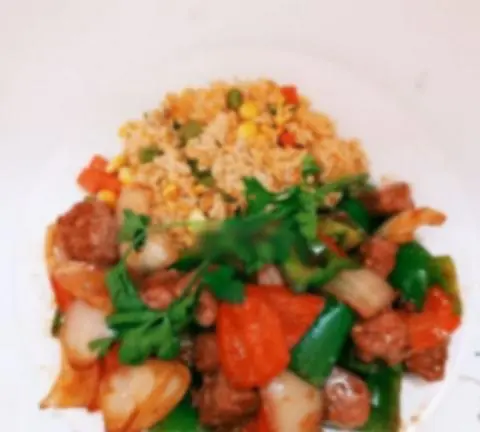 Hình ảnh Cơm xèo bò lúc lắc