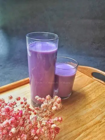 Hình ảnh khoai môn latte