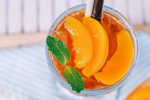 Hình ảnh Trà đào miếng