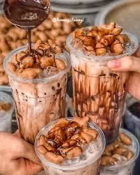 Hình ảnh Sữa tươi cacao bánh gấu