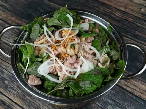 Hình ảnh Bò Hấp Tía Tô 