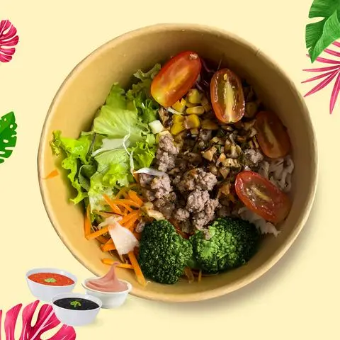 Hình ảnh Salad bò bầm xèo nấm hương