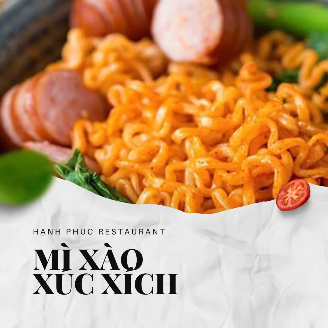 Hình ảnh Mì Xào Xúc Xích