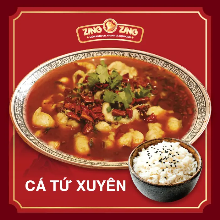 Hình ảnh CƠM CÁ TỨ XUYÊN