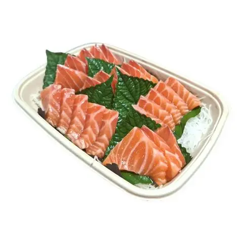 Hình ảnh Sashimi Cá Hồi 20pcs - Rong Sốt Mè 30g